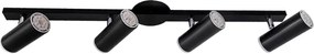 Spot De Sobrepor Aluminio Acrilico Dicroica Gu10 - PRETO