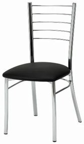 Cadeira Assento Korino Preto Encosto Trefilado 12245 Sun House