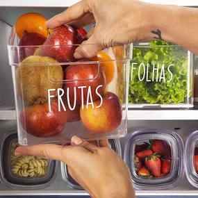 Organizadores de Geladeira com Etiqueta