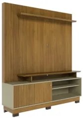 Estante Painel Para TV 65 Pol 160cm Anny Z10 Cumaru/Opala - Mpozenato
