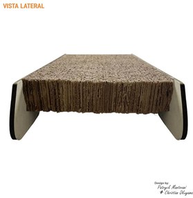 Arranhador de Gato Esteira de Chão B500 Bege - Sheep Estofados - Bege