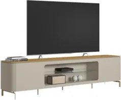 Rack Bancada Para TV 85 Pol 239cm Martan Tauari/Off Flex L06 - Mpozena