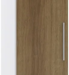Guarda Roupa Modulado Sapateira 50cm Taiga Avelã/Branco L01 - Mpozenat