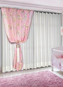 Xale Kids Urso Rosa 280x230 cm