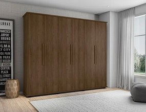 Guarda-Roupa Casal 6 Portas 4 Gavetas Canadá Freijó – RV Móveis