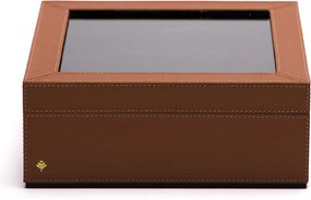 Caixa Porta Relógios Sottile Casa em Couro PU - Havana  Havana