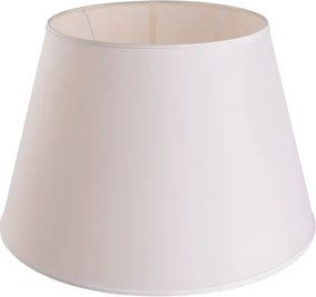 Cúpula Para Abajur Tecido Bege Boca Larga Ø52cm