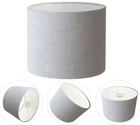 Cúpula abajur e luminária cilíndrica vivare cp-7012 Ø30x25cm - bocal nacional