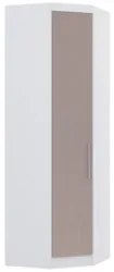 Guarda Roupa Canto Obliquo 70cm 1 Porta Taiga Branco/Cinnamon L01  - M
