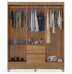 Guarda Roupa Casal 6 Portas 2 Gavetas Flash II D02 Amendola Touch - Mp