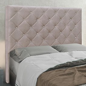 Cabeceira Decorativa Casal 1,40M Tàzio Linho Areia G63 - Gran Belo