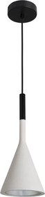 Pendente Metal E Cimento Grano - BRANCO