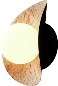 Arandela Calandra 14X12X21Cm Aluminio E Globo Ø10Cm Rosca 01Xg9 - Qimp... (CHAMPANHE)