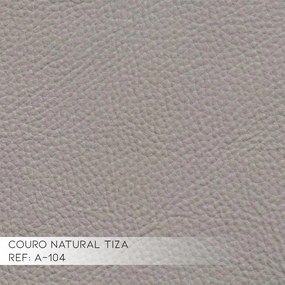 Kit 2 Poltronas Decorativa Sala de Estar Pés Palito Lubbock Couro Off White G58 - Gran Belo