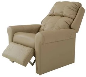Poltrona Reclinavel Sardenha MH 1216 em Courino Cinza Fosco Sun House