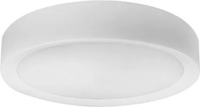 Plafon De Sobrepor Aluminio Branco 40Cm Ring