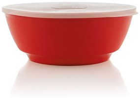 Bowl de Plástico com Tampa 5L - Vermelho