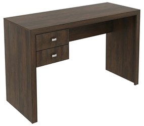 Mesa com 2 Gavetas para Escritório Home Office ME4123 MDP Rustico G69 - Gran Belo