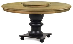 Mesa Filomena Madeira Maciça com Prato Giratório - Diâmetro 1600mm e altura de 786mm