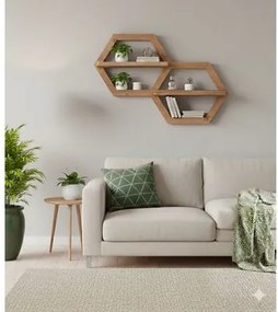 Estante Barva Duo Madeirado Woodyou 96x20x6 cm