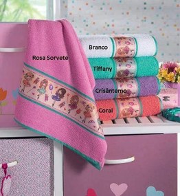 Toalha de Lavabo Infantil Laura - 30x50cm - Lufamar