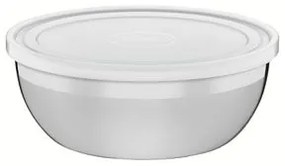 Pote Tramontina Freezinox Redondo em Aço Inox com Tampa Plástica 22 cm 2,9 L