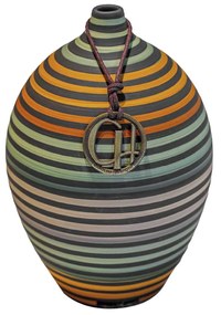 Vaso Mini decorativo em Cerâmica Carolina Haveroth – Maruaga Listrada Fosco Kleiner