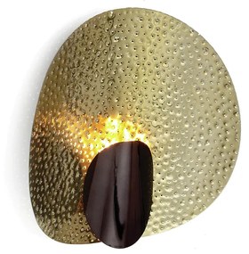 Arandela Splash 09X24X28Cm Metal Alumínio 01Xg9 - Old Artisan Ar-5716 (LISO, ONIX, Igual a Cor 1)