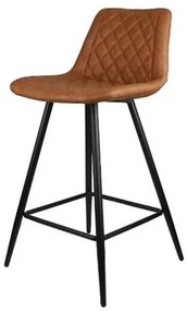 Banqueta Nara Base Aço Assento Marrom 91cm - 66246 Sun House
