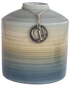 Vaso Reto Decorativo em Cerâmica Carolina Haveroth – Borboleta Alto Brilho Kleiner