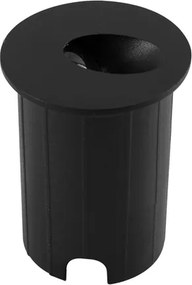 Balizador Led De Embutir Redondo 2w 3000k Ip65 Beam - PRETO
