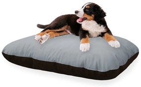 Almofada Cama Pet Mila Veludo Cores - Cinza