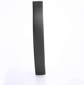 Vaso Decorativo Em Cerâmica Vasado Preto 39,5x12 Cm - D'Rossi