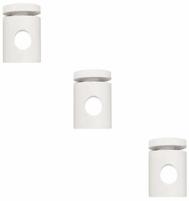 Kit-3 Desviador de Cabo Para Lustres e Pendentes e Luminária MD-6005/3 Branco