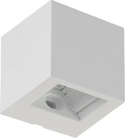 Arandela Led Abs 2W 3000K Ip65 0 A 90 Block - BRANCO