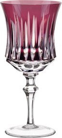 Taça de Cristal Lapidado P/ Vinho Branco 270ml - Ametista - 66 Ametista - 66