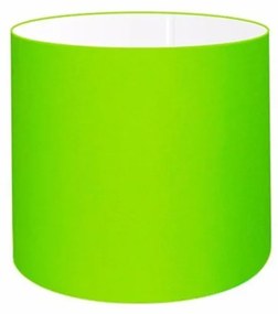 Cúpula Abajur Cilíndrica Cp-8005 Ø18x18cm Verde Limão