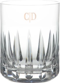 Copo de Cristal Lapidado 59 P/ Whisky On The Rocks 300ml Incolor