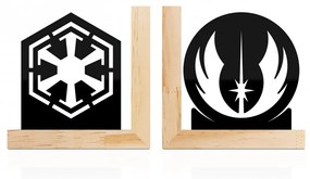Aparador de Livros Star Wars - Jedis vs Sith Base Pinus