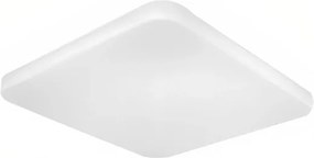 Plafon Led De Sobrepor Quadrado Branco 32w Alva
