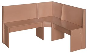 Conjunto Completo Jantar Canto Alemão, Mesa Fixa E Banco