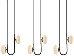 Pendente Ares 94X24X10 Led 30W - Usina 19755/6 Led (BT - Branco Texturizado, 3000k, 110v)