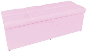 Calçadeira Nina 160 cm Suede Rosa Bebê D'Rossi