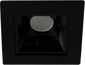 Plafon Led De Embutir Quadrado 3W 34 2700K Picco - PRETO