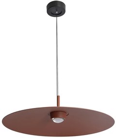 Pendente Led Aluminio 12W 60 3000K 60Cm Plato - TERRACOTA