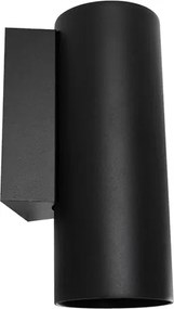 Arandela Aluminio Preto 7,6Cm Lisse