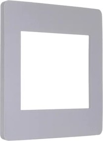 Placa Para 6 Modulo 4X4 Gamma Silver Orion