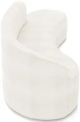 Sofá 4 Lugares Para Sala 220cm Orgânico Wendi Boucle Off White I01  -