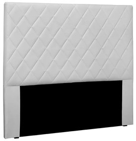 Cabeceira Cama Box Solteiro 90cm Esmeralda Corano Branco - Sheep Estofados - Branco