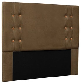 Cabeceira Decorativa Queen Size 1,60M Kors Suede Caramelo G63 - Gran Belo